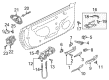 Diagram for Audi S5 Sportback Door Lock Cylinder - 107-837-167-FM