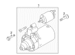 Diagram for Audi A7 Quattro Starter - 059-911-021-K