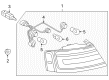 Diagram for Audi A5 Back Up Light - 8T0-945-095-G