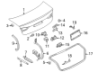 Diagram for Audi RS3 Liftgate Hinge - 8Y5-827-302-C