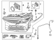 Diagram for Audi Q6 e-tron Headlight Motor - 5C5-941-295