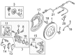 Diagram for Audi A4 Quattro Brake Dust Shields - 8W0-615-611-D