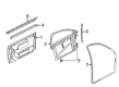Diagram for Audi Door Seal - 4B0-853-284-M-2ZZ
