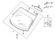 Diagram for Audi TT RS Quattro Car Mirror - 8J0-857-511-K-9B9