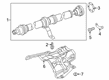 Diagram for Audi A5 Quattro Drive Shaft - 8W6-521-101-A