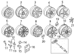 Diagram for Audi Wheel Cover - 8R0-601-165