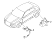 Diagram for Audi A3 Quattro Ride Height Sensor - 5WA-512-521-A