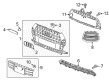 Diagram for Audi Q3 Grille - 8U0-807-683-C-4U8