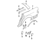 Diagram for Audi 100 Door Moldings - 4A0-853-983-3FZ