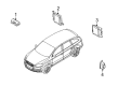 Diagram for Audi S5 Parking Assist Sensor - 8K0-907-568-B