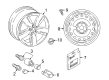 Diagram for Audi SQ5 Sportback Alloy Wheels - 80A-601-025-G