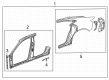 Diagram for Audi e-tron GT Frame Rail - 9J1-809-574-Y