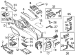 Diagram for Audi A6 Quattro Cup Holder - 4G0-862-534-C-KN4