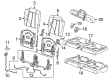 Diagram for Audi TT Quattro Seat Cushion - 8S8-885-375-A