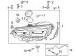 Diagram for Audi Headlight Cover - 8W0-941-607-A