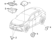 Diagram for Audi Q6 e-tron Air Bag Sensor - 85E-959-345-C
