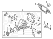 Diagram for Audi S4 CV Joint Companion Flange - 0BD-525-357
