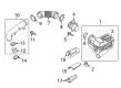 Diagram for Audi TTS Quattro Air Duct - 06F-129-654