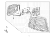 Diagram for Audi S8 Back Up Light - 4E0-945-096-D