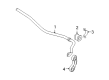 Diagram for Audi A6 Sway Bar Link - 4F0-505-465-P