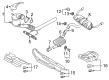 Diagram for Audi A3 Exhaust Pipe - 8Y0-253-609-C