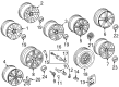 Diagram for Audi Wheel Cover - 4F0-601-173-A-Z37
