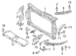 Diagram for Audi Radiator Support - 8K0-805-201-A