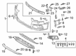 Diagram for Audi S4 Bumper Cover - 8W0-807-065-AK-GRU