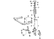 Diagram for Audi 90 Crossmember Bushing - 8A0-199-415-B