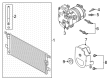 Diagram for Audi A7 Sportback A/C Condenser - 4K0-816-411-H