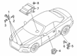 Diagram for Audi A5 Sportback Air Bag Control Module - 8W0-959-655-AG