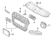 Diagram for Audi A6 Grille - 4G0-807-681-9B9