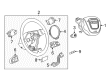 Diagram for Audi S5 Steering Wheel - 8K0-419-091-DF-IWS