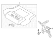 Diagram for Audi R8 Engine Cover - 427-103-926-A