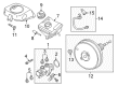 Diagram for Audi A4 allroad Brake Booster Vacuum Hose - 8W1-614-705-AR