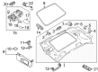 Diagram for Audi Q3 Sun Visor - 8U0-857-552-AJ-FT9