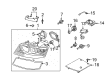 Diagram for Audi A6 Headlight Bulb - N-104-759-01