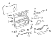 Diagram for Audi RS7 Sportback Door Moldings - 4K8-867-585-A