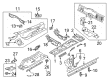 Diagram for Audi A4 Quattro Front Cross-Member - 8W0-805-273