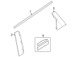 Diagram for Audi Q4 e-tron Sportback Door Moldings - 89A-853-970-C-GRU