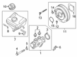 Diagram for Audi Brake Booster Vacuum Pump - 06K-145-100-CB