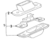 Diagram for Audi A6 License Plate Lights - 4A0-943-021