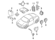 Diagram for Audi Allroad Quattro Car Speakers - 4B0-035-411