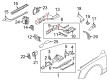 Diagram for Audi A4 Quattro Radiator Support - 8K0-805-500