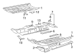 Diagram for Audi 200 Frame Rail - 1H0-803-258-A