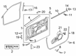 Diagram for Audi S3 Door Seal - 11A-837-701-A