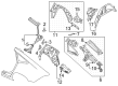 Diagram for Audi RS7 Sportback Wheelhouse - 4K8-809-409-B