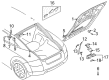 Diagram for Audi Liftgate Hinge - 8N8-827-300-C