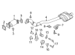 Diagram for Audi A6 Muffler - 4G0-254-352-B