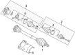 Diagram for Audi A4 CV Boot - 8E0-498-203